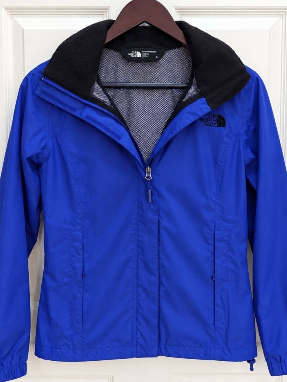 The North Face Blue NWomens Hooded Rain Jacket Sz XS